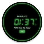 digital clocks android application logo